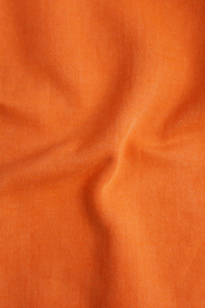 BR-3000PG COZUN "PIGMENT-DYE" GUSSET CREW SWEAT-ORANGE-M,ORANGE, medium image number 6