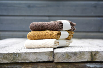 NK0701 WOOL COTTON BOOTS SOCKS IVORY,IVORY, small image number 1