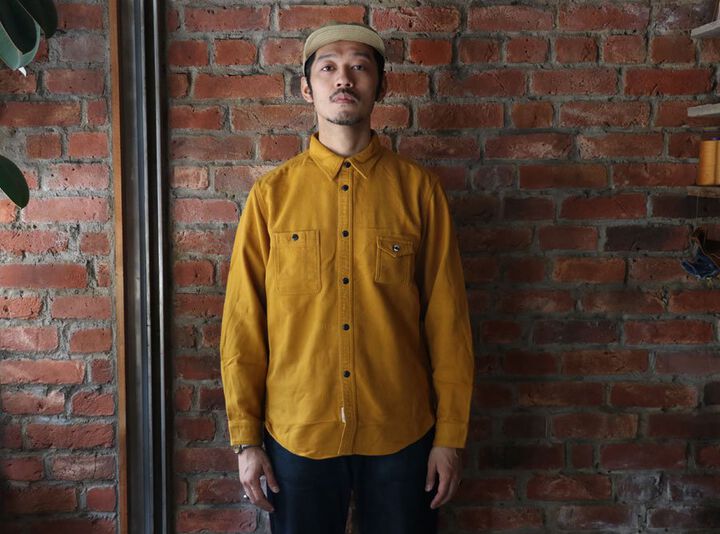 TR21AW-403 Machine Age Flannel Shirts-MUSTARD-L,MUSTARD, medium image number 11
