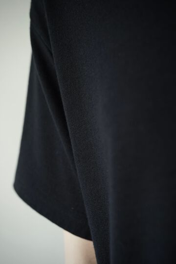 【CAPERTICA】CAP707CS02 Super140s Washable Wool DC_Jersey / RF Wool Tee,MIDNIGHT, small image number 9