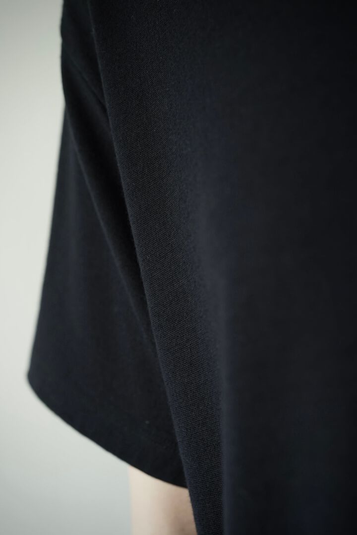 【CAPERTICA】CAP707CS02 Super140s Washable Wool DC_Jersey / RF Wool Tee,MIDNIGHT, medium image number 9