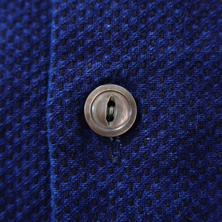 F3500 INDIGO SASHIKO HOLIDAY SHIRT,, medium image number 3