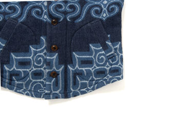 SP-105 45th Ainu Blanket Vest,NAVY, small image number 4