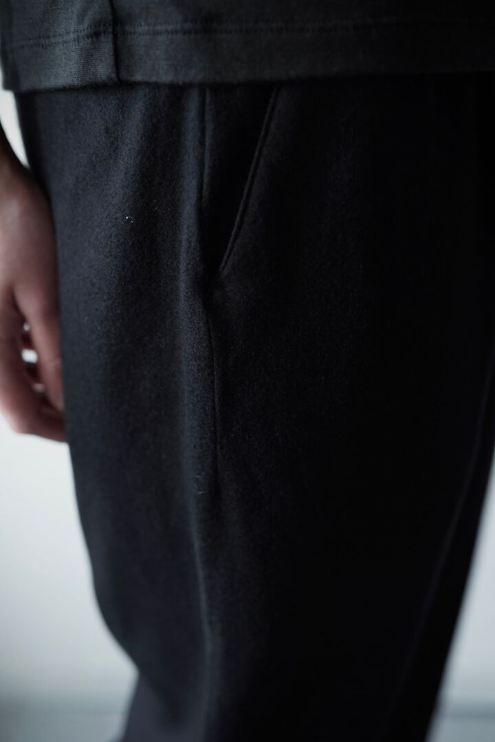 【CAPERTICA】CAP707PT23 Super140s Washable Wool MW_Jersey / Seamless Easy Pants,EBONY, medium image number 10