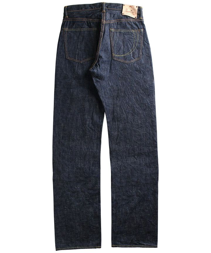 G003-MZ 14.7oz Copper Label Classic Wide Straight Zipper Fly Jeans-One Washed-28,, medium image number 1