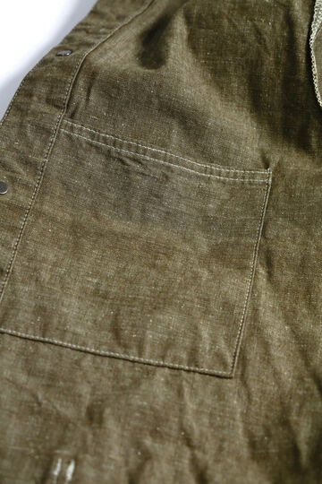ONI03101-HC 8.3oz Heavy Chambray Coverall-KHAKI OLIVE-38,KHAKI OLIVE, small image number 7