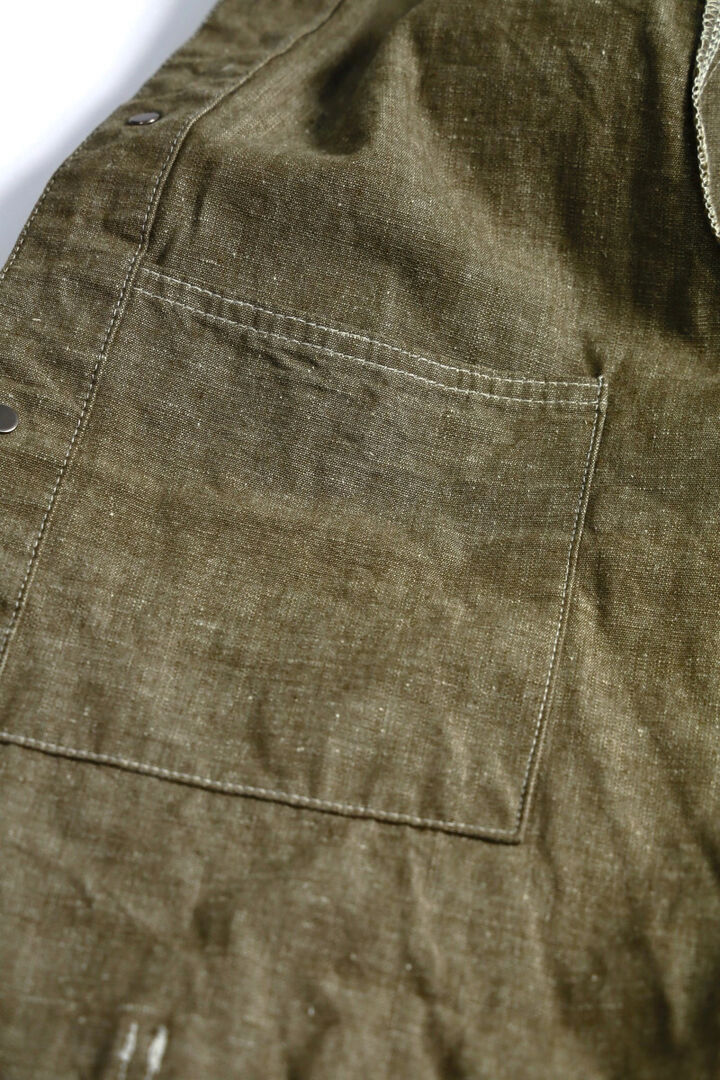 ONI03101-HC 8.3oz Heavy Chambray Coverall-KHAKI OLIVE-38,KHAKI OLIVE, medium image number 7
