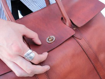 VS-270L LEATHER NELSON SADDLE BAG(4 COLORS)-CAMEL,CAMEL, small image number 7