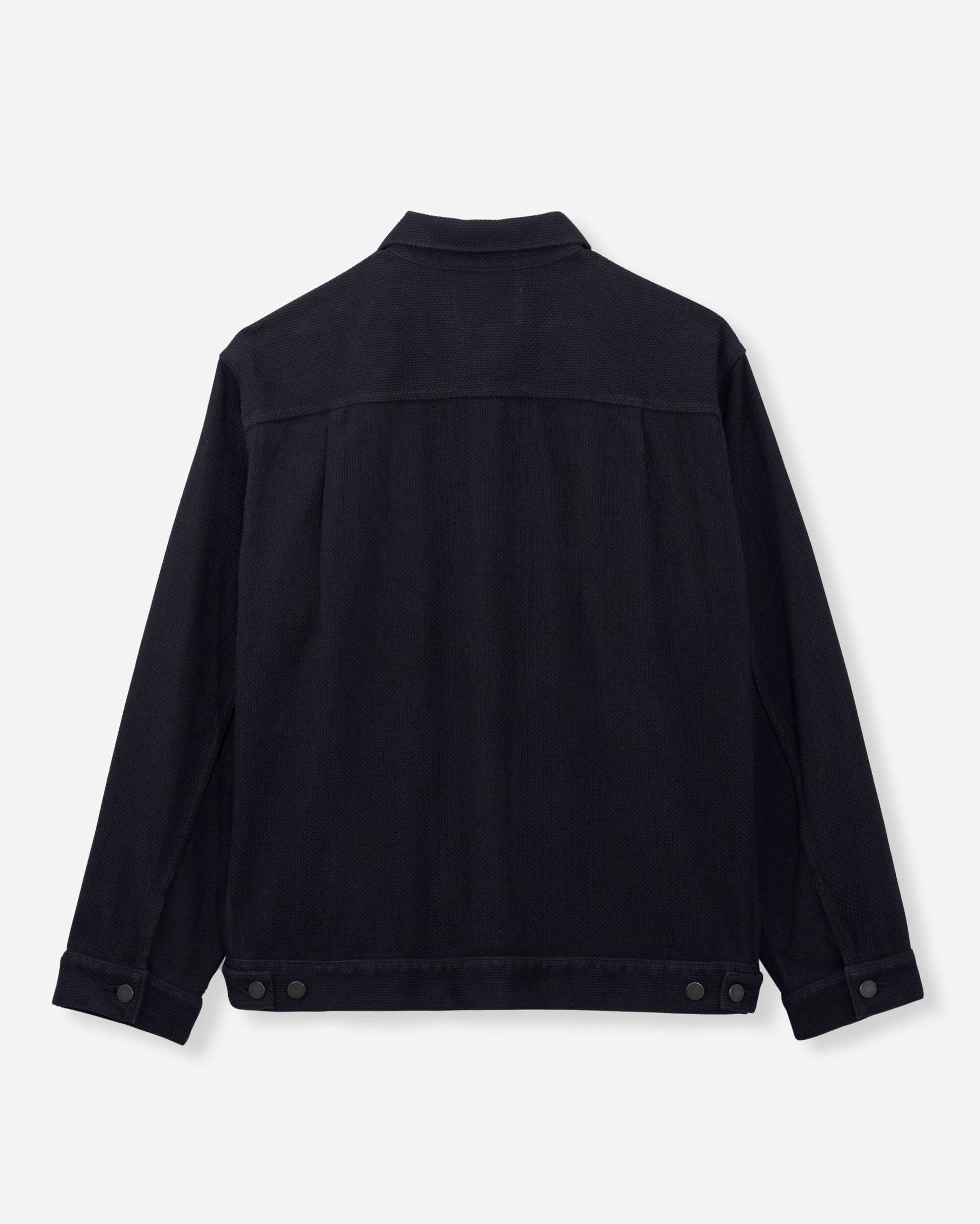 MMGJ6005 #002 SASHIKO JACKET-OVERDYE (INDIGO, BLACK)