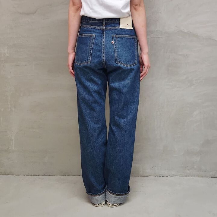 BS-LDP16 105XXA WIDE PANTS USED / INDIGO-28,, medium image number 2