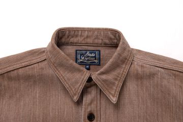 D5732 13oz Kakishibu Denim Shirts,, small image number 2