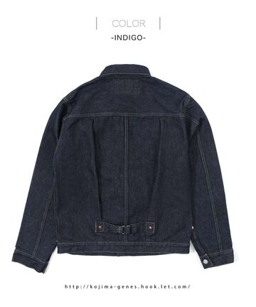 rnb5066 17oz Left Hand Twill Selvedge Denim Type1 Jacket,, small image number 1