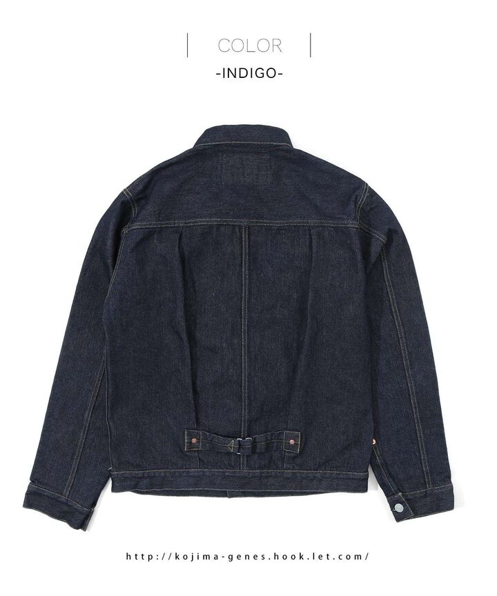 rnb5066 17oz Left Hand Twill Selvedge Denim Type1 Jacket,, medium image number 1