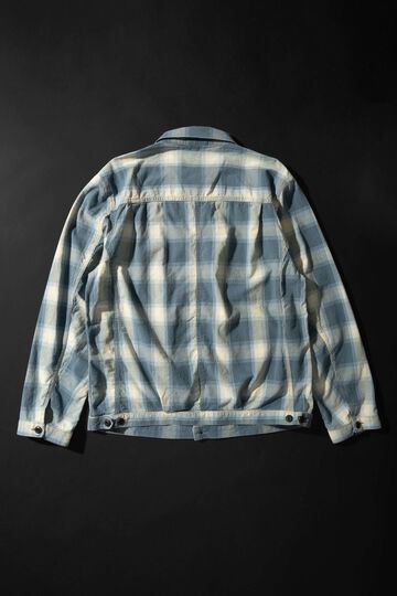 M6010J INIDIGO CHECK JACKET,02, small image number 4