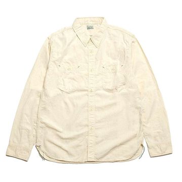 HBP-300CH Chambray Work Shirt (OFF WHITE),OFF WHITE, small image number 0