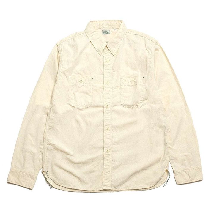 HBP-300CH Chambray Work Shirt (OFF WHITE),OFF WHITE, medium image number 0
