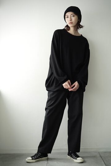 【CAPERTICA】CAP707CS32 Super140s Washable Wool MW_Jersey / Wool Trainer,OLIVE, small image number 12