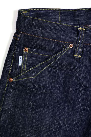 TRPDM1605 14.5oz TROPHY CLOTHING × Denimio COLLAB DIRT DENIM REGULAR STRAIGHT,, small image number 4