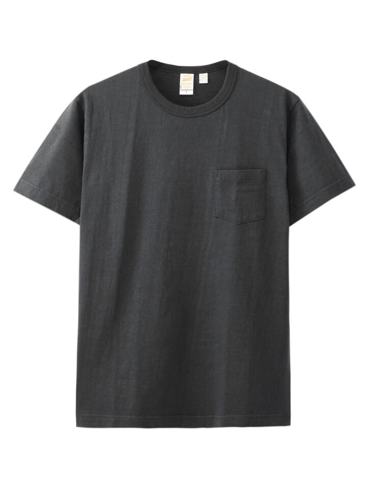BR-1100&nbsp;Loop Wheel Pocket T-Shirt (4 Colors)-GREY-0,GREY, medium image number 3