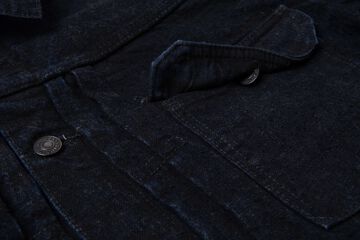 【Pre-Order】D4652 15oz GL3 Sumi Dyed Denim Jacket,SUMI, small image number 5