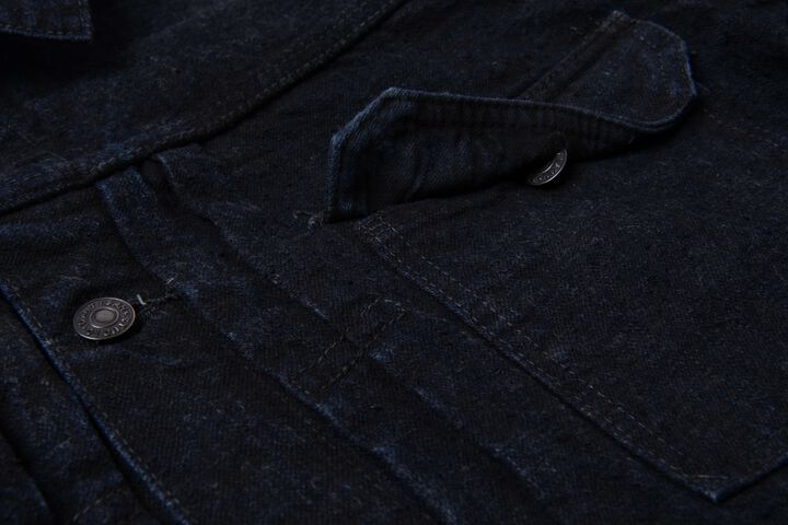 【Pre-Order】D4652 15oz GL3 Sumi Dyed Denim Jacket,SUMI, medium image number 5