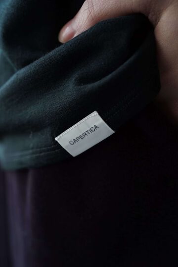 【CAPERTICA】CAP708CS22 Super120s Washable Wool Jersey /Vneck L/S Tee,SHIGOKU-IRO, small image number 9