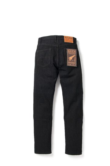 D1867 Amami Mud Dyeing Sashiko Denim Jeans -DARK BROWN-29,DARK BROWN, small image number 0