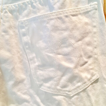 185-0000WAC TYPE 185 REGULAR TAPERED WHITE DENIM (ONE WASH),, small image number 5