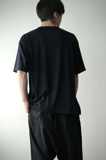 【CAPERTICA】CAP711CS26 Super140s Washable Wool Jersey / S140 Wool Tee,CHESTNUT, small image number 14