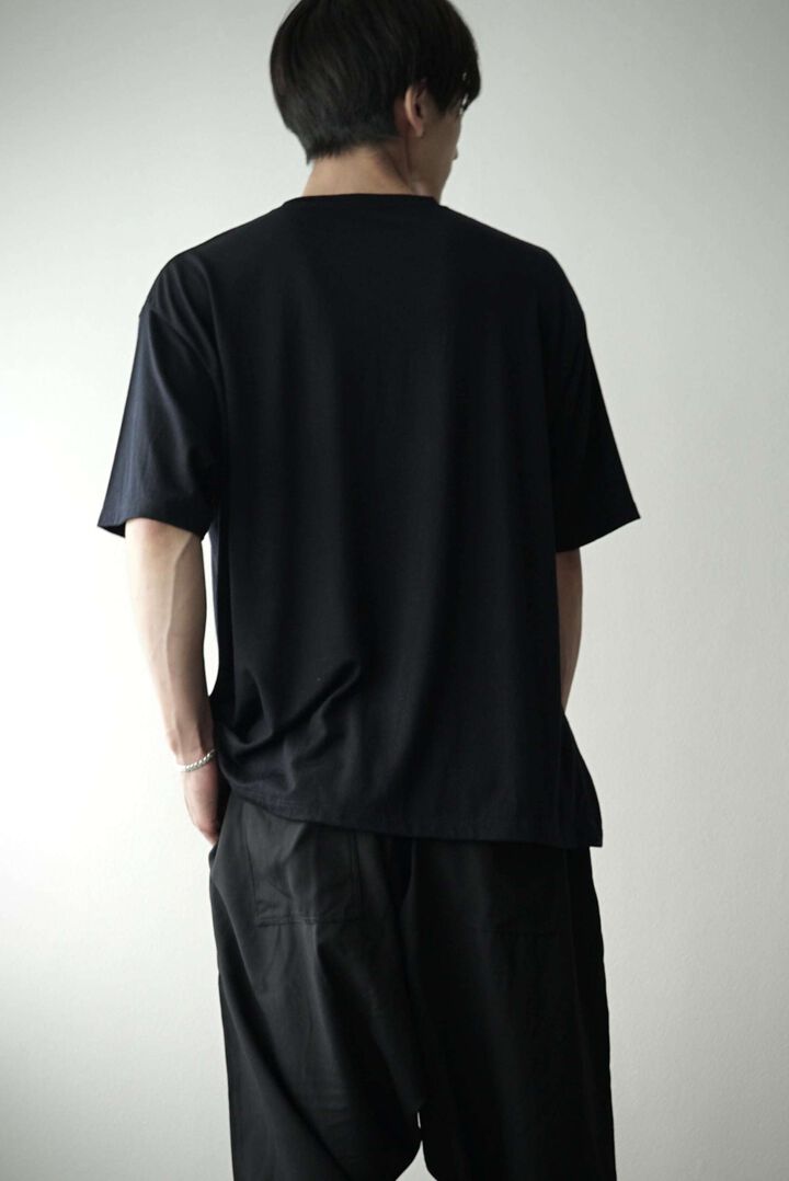 【CAPERTICA】CAP711CS26 Super140s Washable Wool Jersey / S140 Wool Tee,CHESTNUT, medium image number 14