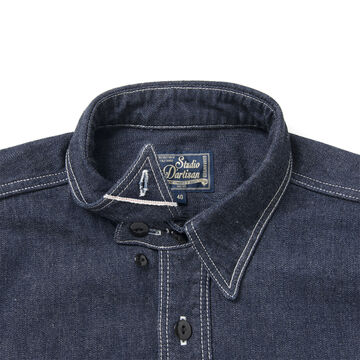 5333B-S Denim Short-Sleeve Work Shirts-44,, small image number 2