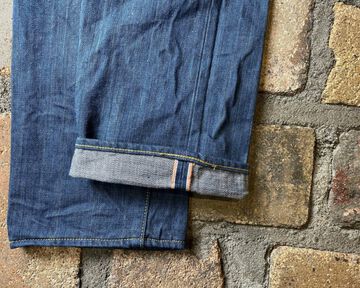 GZ-1917S3 13oz Nippon Cotton Organic Cotton Slim Straight Jeans (INDIGO, KAKI)-INDIGO-33,INDIGO, small image number 12