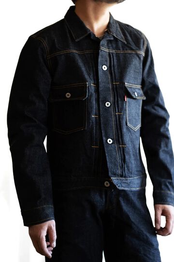 M6803 (001)17oz Heavy Gauge Denim Jacket -One Wash-S,, small image number 0