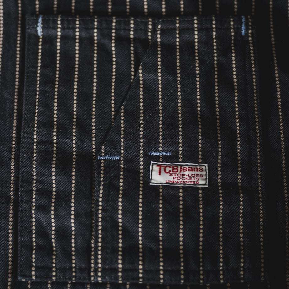 TCB 10oz Shop Coat Tabby's Coat Black Wabash