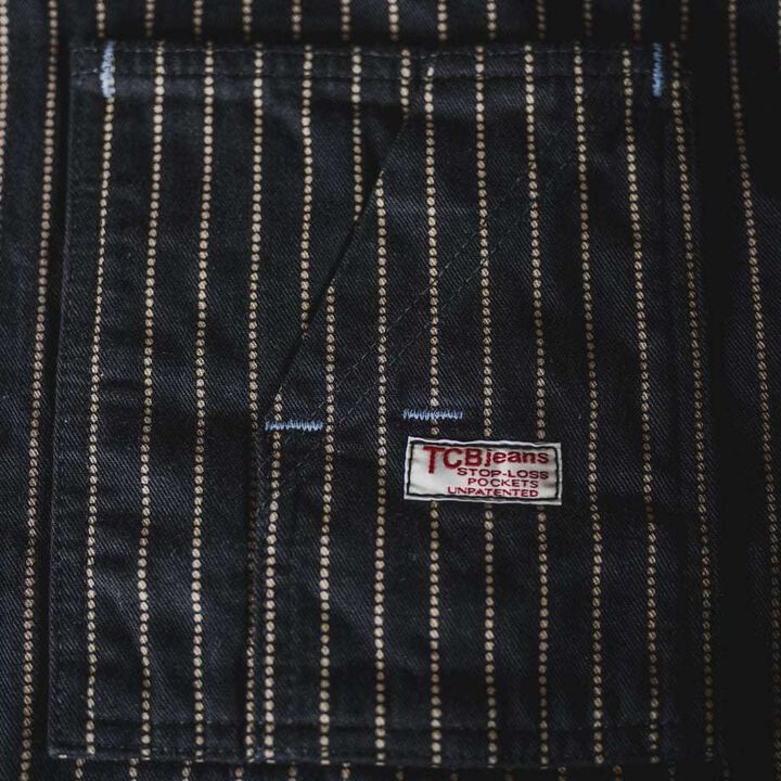 TCB 10oz Shop Coat Tabby's Coat Black Wabash,, medium image number 5