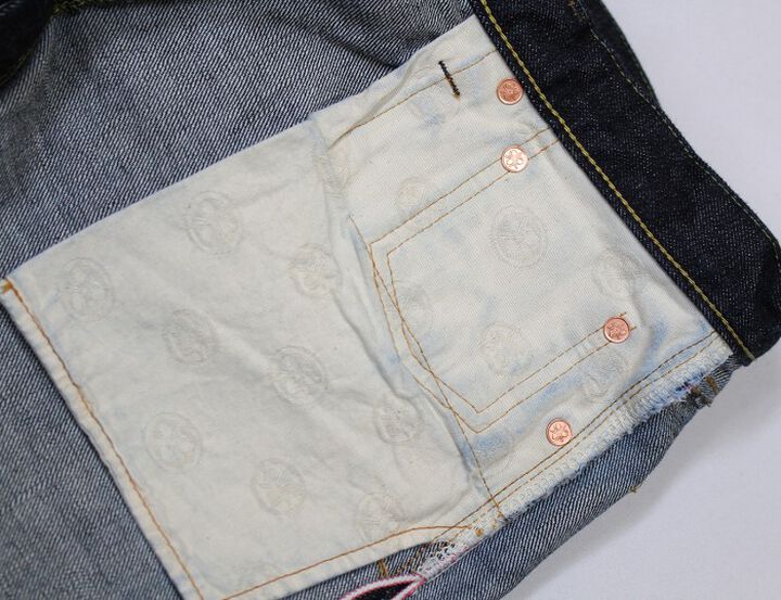 Momotaro Jeans 0105SP 15.7oz Deep Colored Indigo Going to Battle Label narrow tapered,, medium image number 6