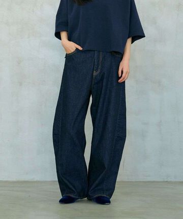 STPT6003 11.5oz PANEL JEANS【WOMEN'S】,INDIGO, small image number 0