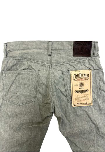 ONI622-MOKU 11oz Mixed Gray Denim Relax Tapered,, small image number 2