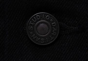 D4609 13.5oz Kyoto Black Dyeing Denim Jacket,, small image number 5
