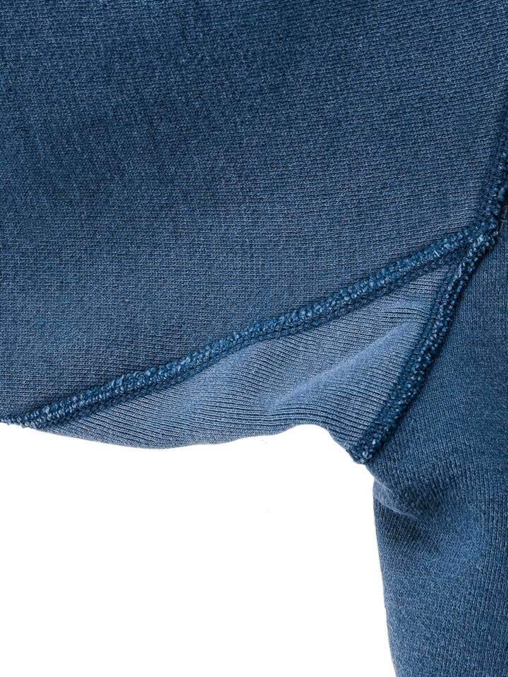 BARNS BR-3010 "STANDARD" COZUN ZIP SWEAT PARKA,NAVY, medium image number 4