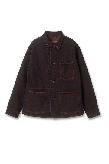 【Pre-Order】4670 13oz Bengara-dyed Sashiko Coverall,RED, small image number 0
