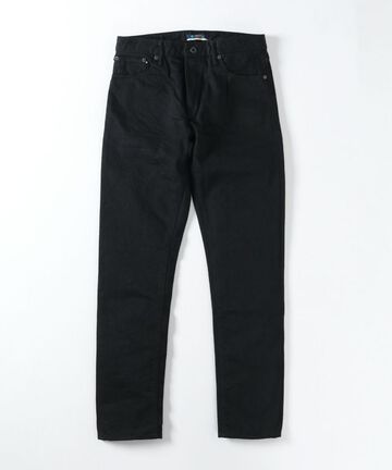 J314 14oz Straight Model Black Denim Selvedge-One Wash-38,, small image number 3
