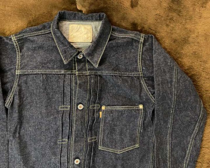 GZ-GJ1ST 16oz WWⅡ1st type denim jacket(One washed)(Right-weave),, medium image number 2