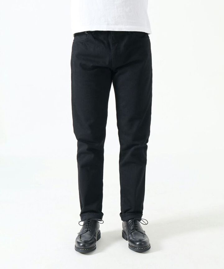 J314 14oz Straight Model Black Denim Selvedge-One Wash-38,, medium image number 0