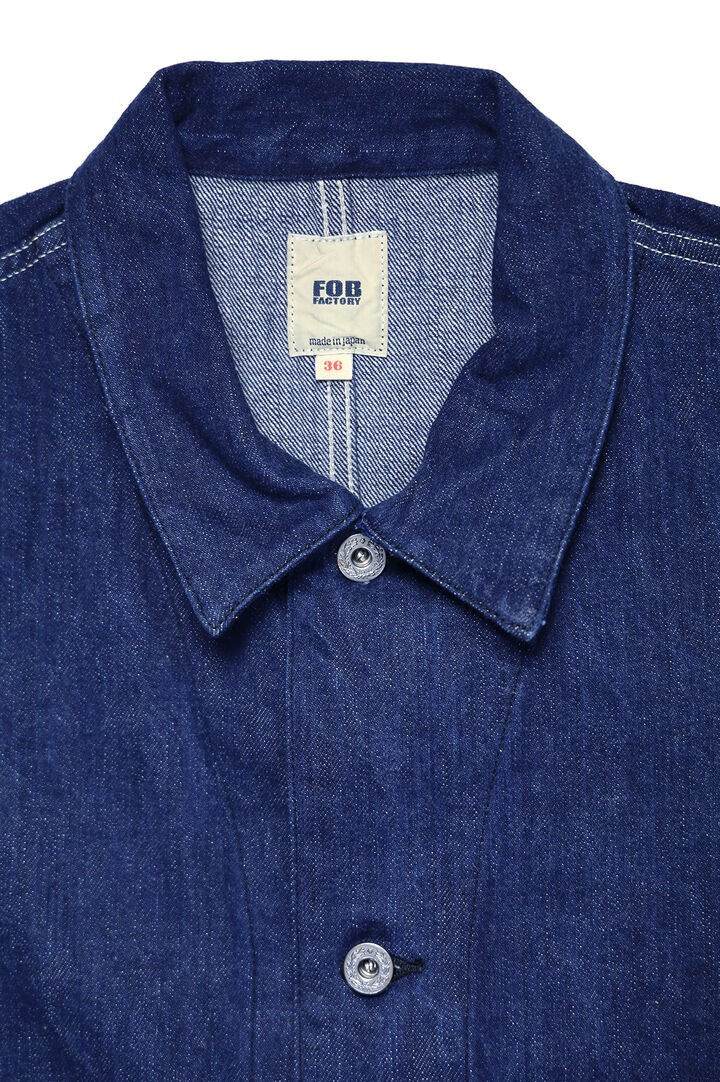 F2467 WWII Denim Chore Coat,, medium image number 2
