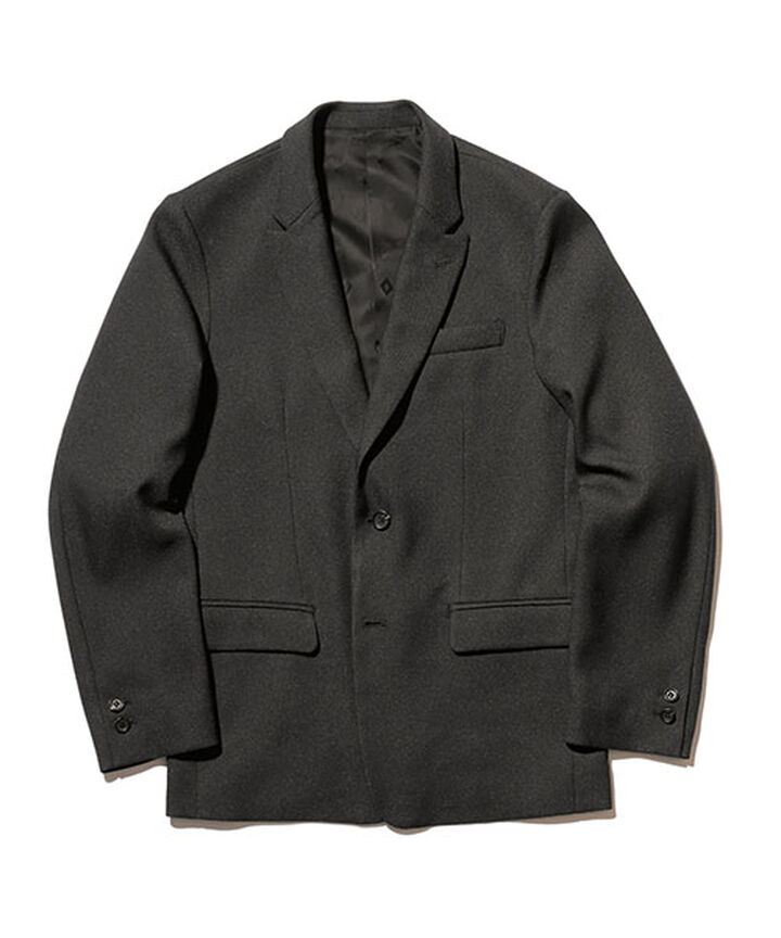 M-18101 RETRO POLYESTER TWILL / 2B SEMI PEAKED LAPEL JACKET (3 COLORS)-GREEN- L,GREEN, medium image number 1