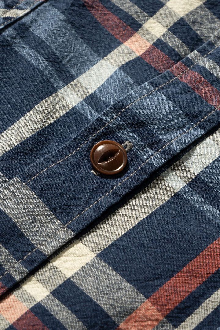 MS012G INIDIGO CHECK SHIRT,02, medium image number 17