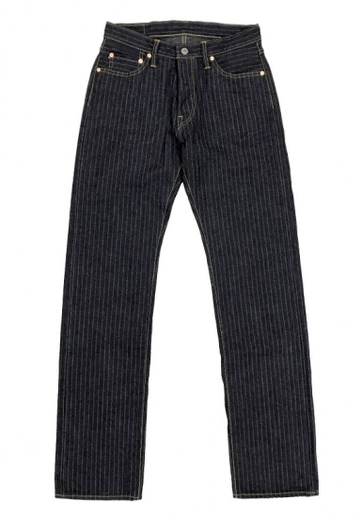 GZ-16ST-01OW 16oz Drop needle Herringbone jeans Straight(One washed)-One Washed-31,, medium image number 0