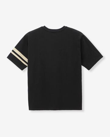 MXTS6004 HEAVY OUNCE S/S TEE - DISCHARGE PRINT,BLACK, small image number 1