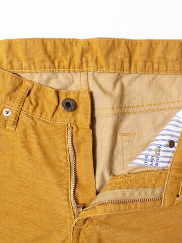JB2101 TC CORDUROY ANKLE CUT SLIM STRETCH (Mustard),, small image number 1